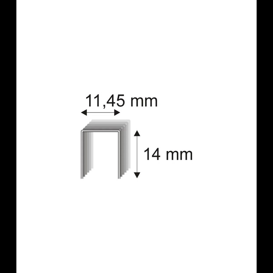 Čalounické spony Narex 530/14 - 11,45 x 14 mm kusů v&nbsp;balení 31200 