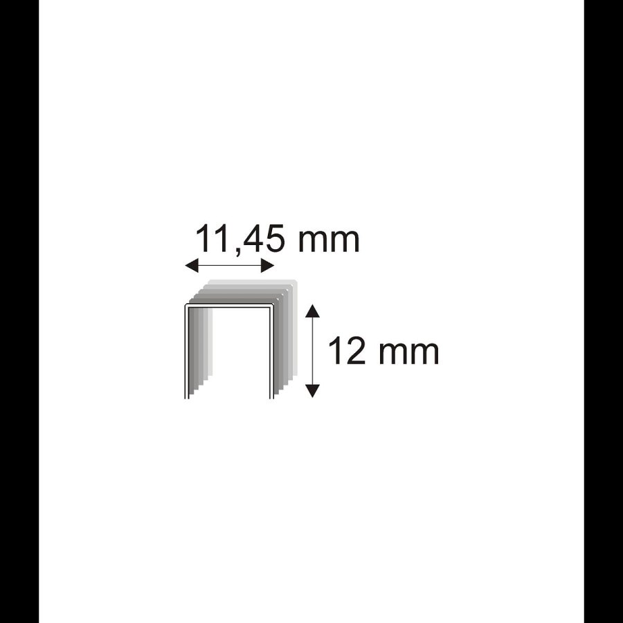 Čalounické spony Narex 530/12 - 11,45 x 12 mm kusů v&nbsp;balení 1000 