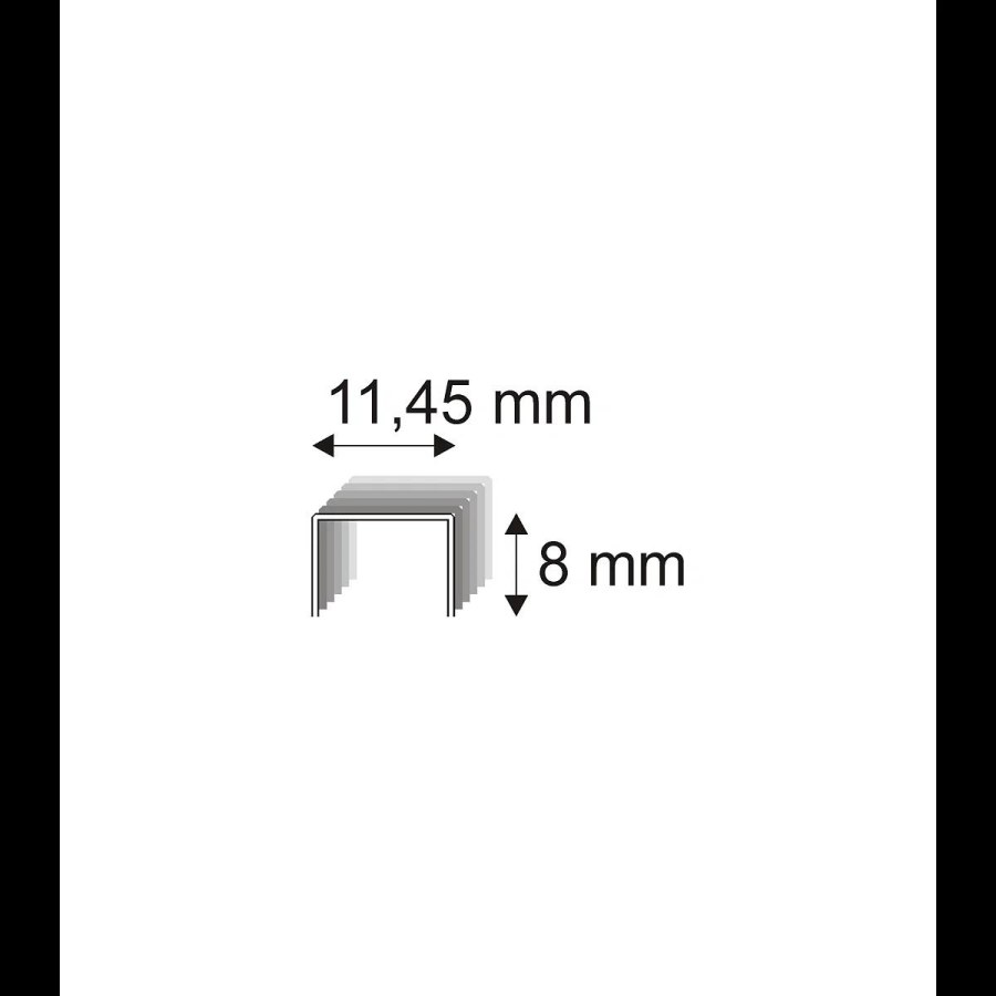Čalounické spony Narex 530/08 - 11,45 x 8 mm kusů v&nbsp;balení 52000 