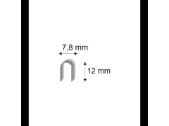 Kabelážní spony ostřené Narex 502/12 - 7, 80 x 12 mm kusů v&nbsp;balení 700
