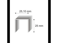 Kartonážní spony s&nbsp;pryskyřicí Narex 491/20 - 25,10 x 20 mm - 4.800 ks