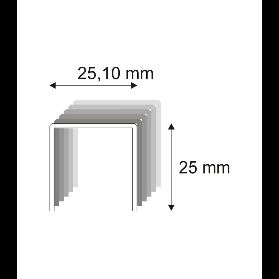 Kartonážní spony s&nbsp;pryskyřicí Narex 491/20 - 25,10 x 20 mm - 4.800 ks 