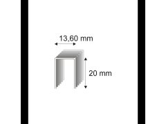 Čalounické spony Narex 489/20 - 13,60 x 20 mm - 10.400 ks
