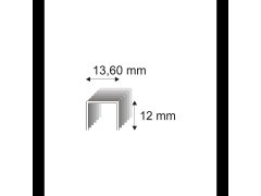 Čalounické spony Narex ostřené 489/12 O - 13,60 x 12 mm - 16.800 ks