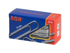 Dopisové spony Mikov 475 - aktové 75 mm - 25 ks