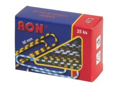Dopisové spony Mikov 473 - aktové ZEBRA 50 mm balení Papírová krabička