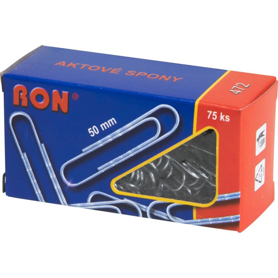 Dopisové spony Mikov 472 - aktové 50 mm - 75 ks - 