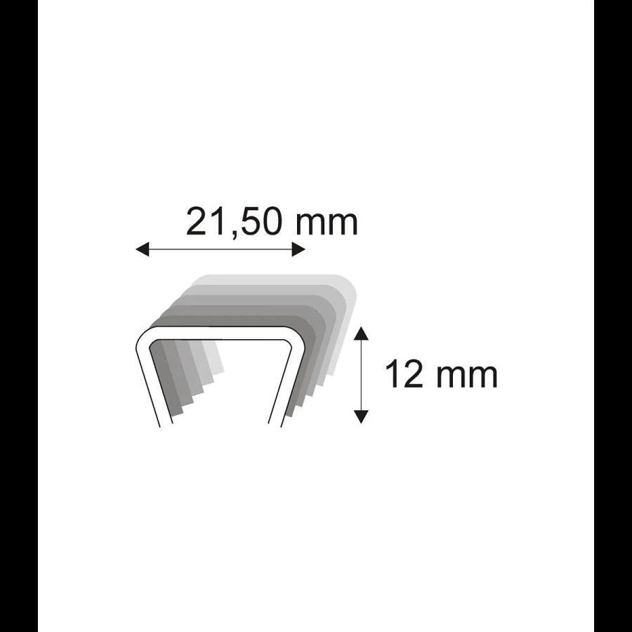 Vázací spony Narex 378 - 21,50 x 12 mm kusů v&nbsp;balení 7000 