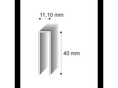 Tesařské spony s&nbsp;pryskyřicí Narex 370/40 - 11,10 x 40 mm - 4.800 ks