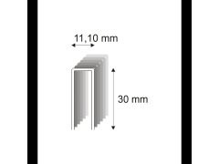 Tesařské spony s&nbsp;pryskyřicí Narex 370/30 - 11,10 x 30 mm - 7.000 ks