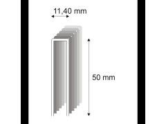Tesařské spony s&nbsp;pryskyřicí Narex 368/50 - 11,40 x 50 mm - 3.500 ks