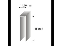 Tesařské spony s&nbsp;pryskyřicí Narex 368/45 - 11,40 x 45 mm - 4.200 ks