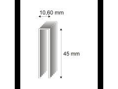 Tesařské spony s&nbsp;pryskyřicí Narex 367/45 á 70 - 10,60 x 45 mm - 5.040 ks