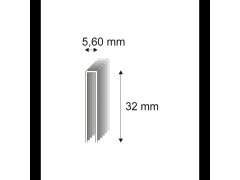 Truhlářské spony s&nbsp;pryskyřicí Narex 364/32 - 5,60 x 32 mm - 4.400 ks