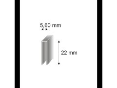 Truhlářské spony Narex 364/22 - 5,60 x 22 mm - 600 ks