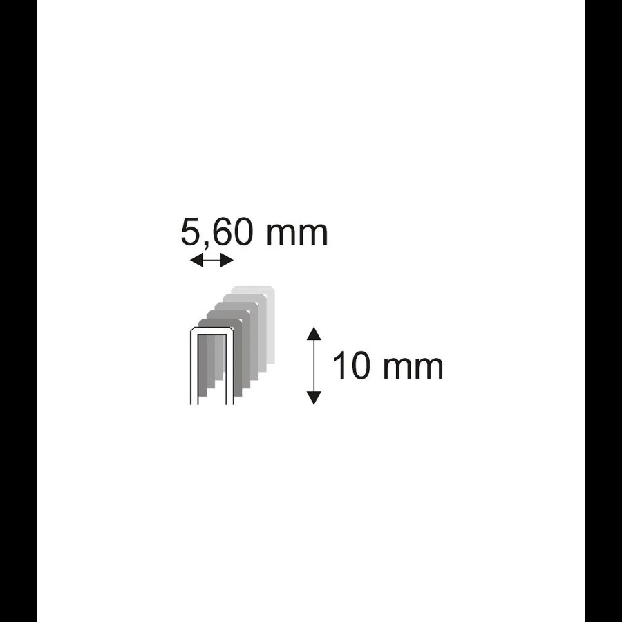 Truhlářské spony s&nbsp;pryskyřicí Narex 364/10 - 5,60 x 10 mm - 12.800 ks 