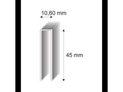 Truhlářské spony ostřené Narex 363/45 - 10,60 x 45 mm - 5 600 ks