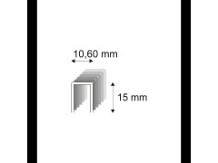 Truhlářské spony s&nbsp;pryskyřicí Narex 363/15 á 75 - 10,60 x 15 mm - 17.100 ks