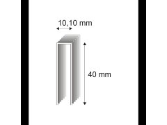 Truhlářské spony s&nbsp;pryskyřicí Narex 353/40 - 10,10 x 40 mm - 6.400 ks