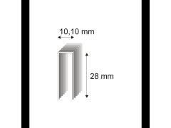 Truhlářské spony s pryskyřicí Narex 353/28 - 10,10 x 28 mm - 8.400 ks