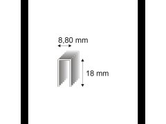 Truhlářské spony s&nbsp;pryskyřicí Narex 352/18 - 8,80 x 18 mm kusů v&nbsp;balení 18000