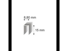 Truhlářské spony s&nbsp;pryskyřicí Narex 352/15 - 8,80 x 15 mm kusů v&nbsp;balení 21200