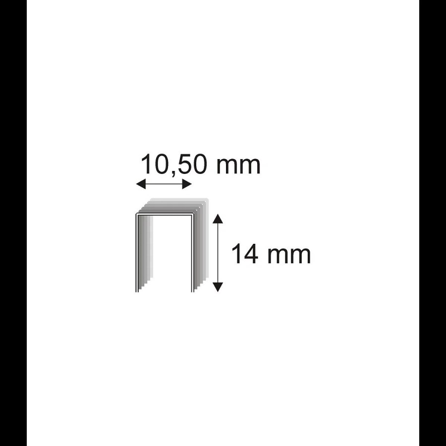 Čalounické spony Narex 345/14 - 10,50 x 14 mm kusů v&nbsp;balení 700 