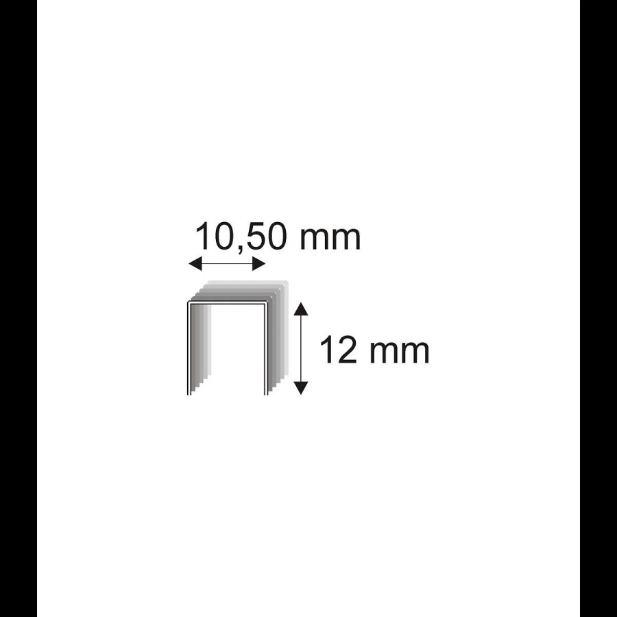 Čalounické spony Narex 345/12 - 10,50 x 12 mm kusů v&nbsp;balení 4000 