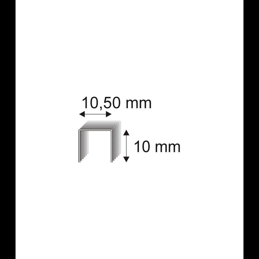 Čalounické spony Narex 345/10 - 10,50 x 10 mm kusů v&nbsp;balení 700 