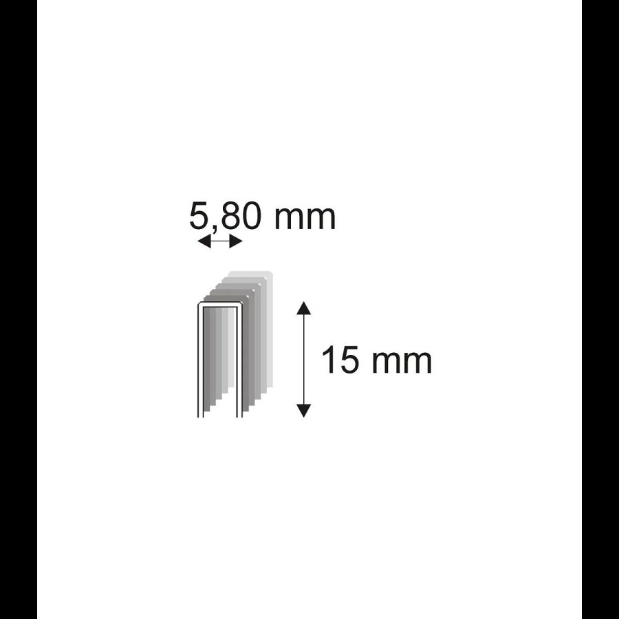 Truhlářské spony Narex 343/15 - 5,80 x 15 mm kusů v&nbsp;balení 9600 