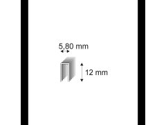 Truhlářské spony Narex 343/12 - 5,80 x 12 mm - 1.200 ks