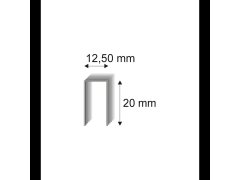 Produkt Čalounické spony Narex 342/20 - 12,50 x 20 mm - 12.000 ks