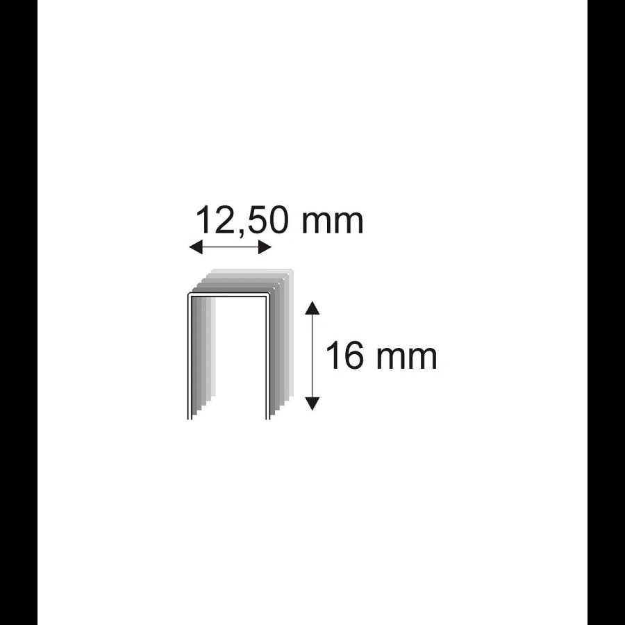 Čalounické spony Narex 342/16 - 12,50 x 16 mm - 13.000 ks - 