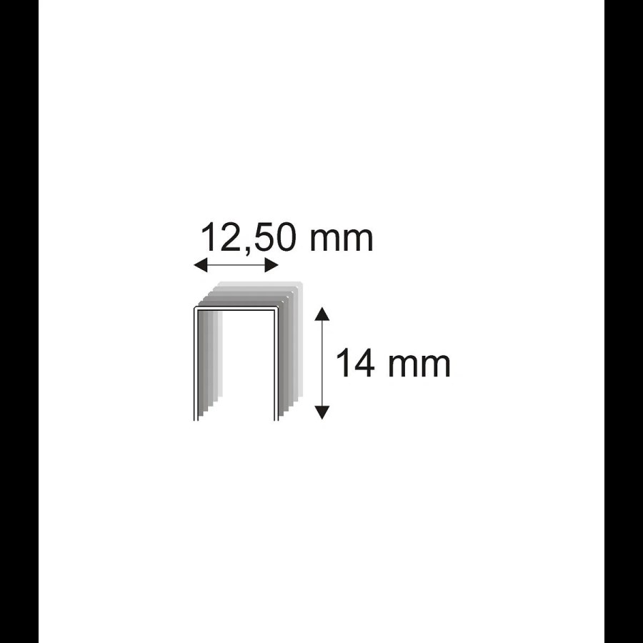 Čalounické spony Narex 342/14 - 12,50 x 14 mm - 5.400 ks 