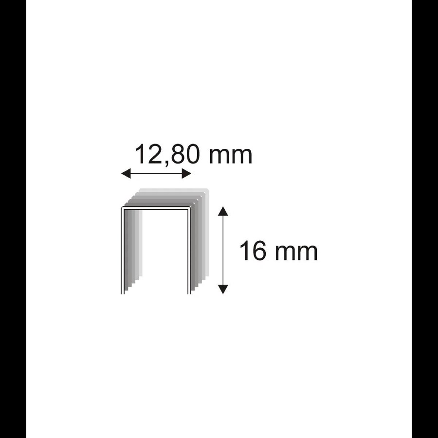 Čalounické spony Narex 338/16 á 140 - 12,80 x 16 mm kusů v&nbsp;balení 19600 