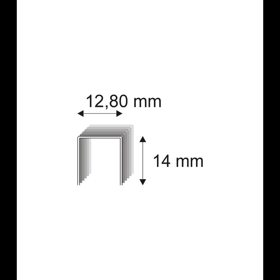 Čalounické spony barvené Narex 338/14 á 140 B - 12,80 x 14 mm - 23.520 ks - 
