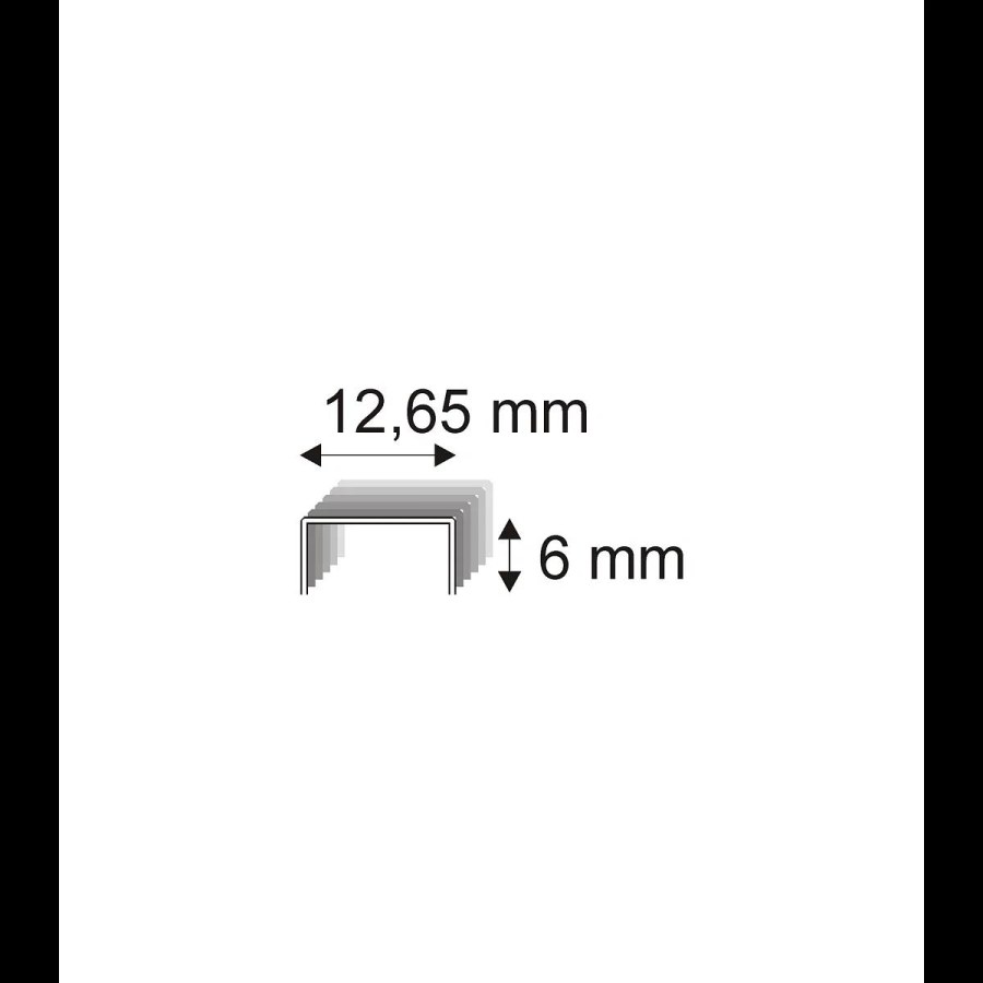 Čalounické spony Narex 337/06 - 12,65 x 6 mm - 61.600 ks - 