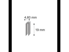 Produkt Truhlářské spony Narex 333/19 - 4,60 x 19 mm - 43.200 ks