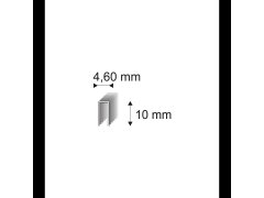 Produkt Truhlářské spony Narex 333/10 - 4,60 x 10 mm kusů v&nbsp;balení 64000