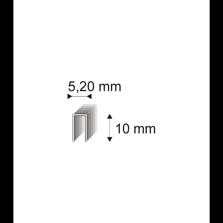 Truhlářské spony ostřené Narex 332/10 O - 5,20 x 10 mm - 9.000 ks 