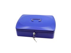Produkt Pokladna Mikov 1843 - 330 x 235 x 90 mm barevné provedení modrá