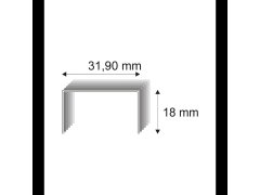 Produkt Kartonážní spony Narex 387/18 CU - 60 - 31,90 x 18 mm - 3 960 ks