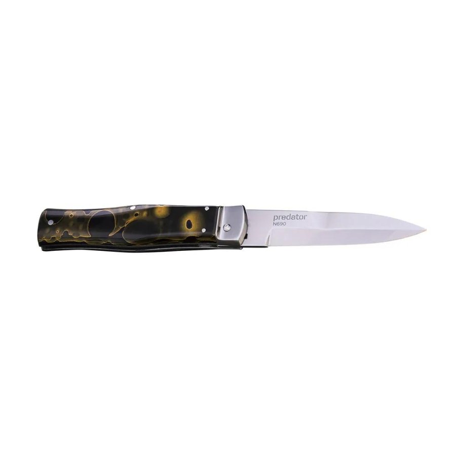 Vyhazovací nůž PREDATOR - ocel N690 241-BRa-1 RAFFIR barevné provedení zelená 