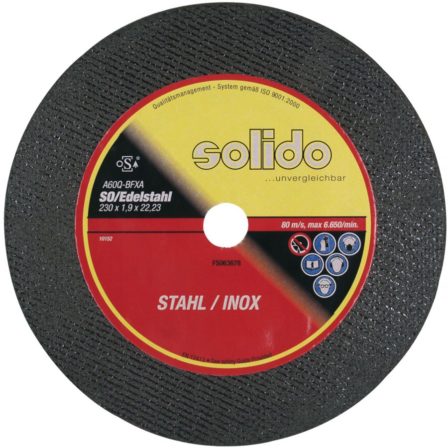 SOLIDO řezný kotouč rovný 115 x 1,0 mm 2v1 tenký - Dílna - Outdoor Nářadí, ruční nářadí, elektrické pomůcky, ochranné pomůcky Broušení a řezání Brusné a řezací příslušenství