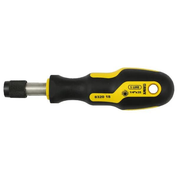 Šroubovák magnetický pro nástavce s&nbsp;pojistkou PROFI PLUS 1/4´ x 35 mm - 