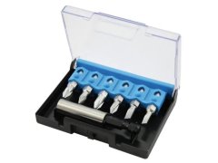 Sada bitů Narex 1/4 s&nbsp;magnetickým držákem v&nbsp;plastové krabičce 7dílná - torx TX