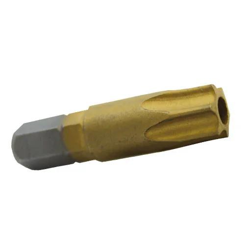 TiN Bit s&nbsp;otvorem Narex TT 30 mm typ hrotu šroubováku TT10 - 