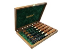 Sada dutých dlát v&nbsp;kazetě 6dílná WOOD PREMIUM - 8, 10, 12, 16, 20, 26 mm