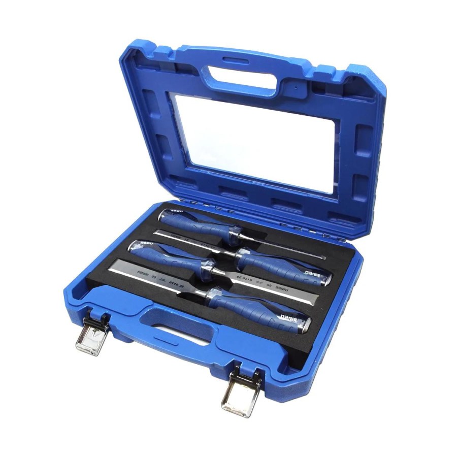Sada dlát plochých úderových v&nbsp;plastovém kufru 4dílná HEAVY DUTY, 6, 12, 20, 26 mm 