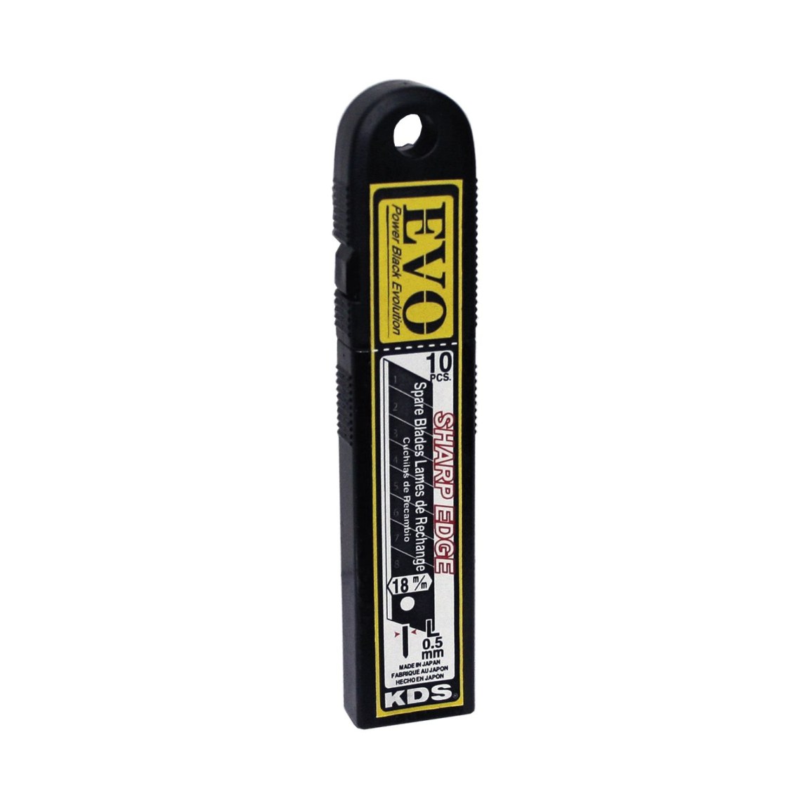 KDS odlamovací čepele-box Power Black Evolution 18 mm (10 ks) - 